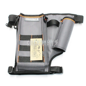 Сумка рыболовная поясная Yaman Fishing Pocket Hip 30x22x6см. серый кмф+1 коробка Luno18