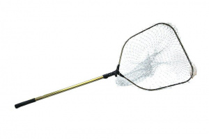 Подсачек Namazu Pro NoKnot Net PVC складной телескопический L-200см. 55х45см.