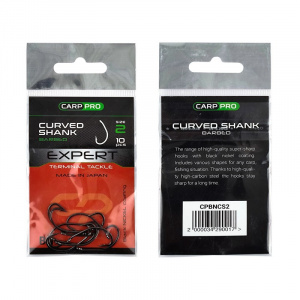Крючки CARP PRO Black Nickel Curved Shank №8 10шт.