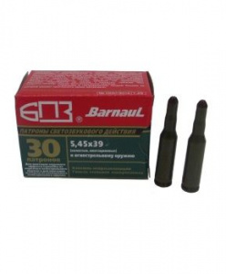 Патрон светозвук. 5,45х39 Барнаул (30шт) 