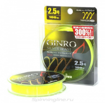 Леска Ginro Silver Beast Nanodis 100м